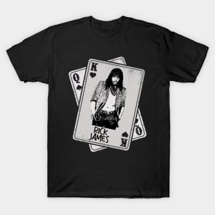 Retro Rick James 80s Card Style T-Shirt